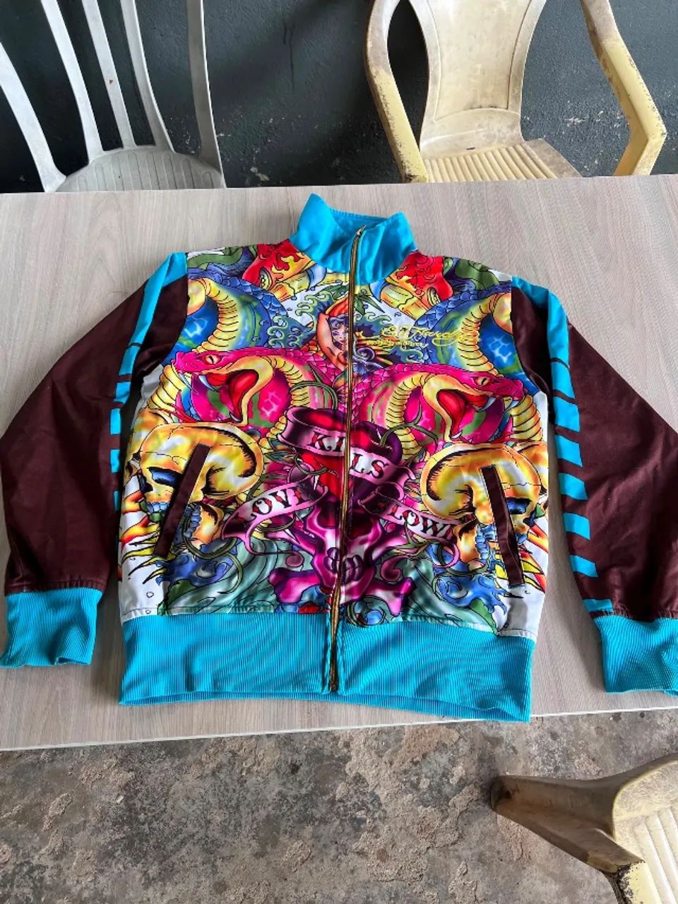 Blusa ED HARDY Love Kills Slowly Impecável! - Foto 2