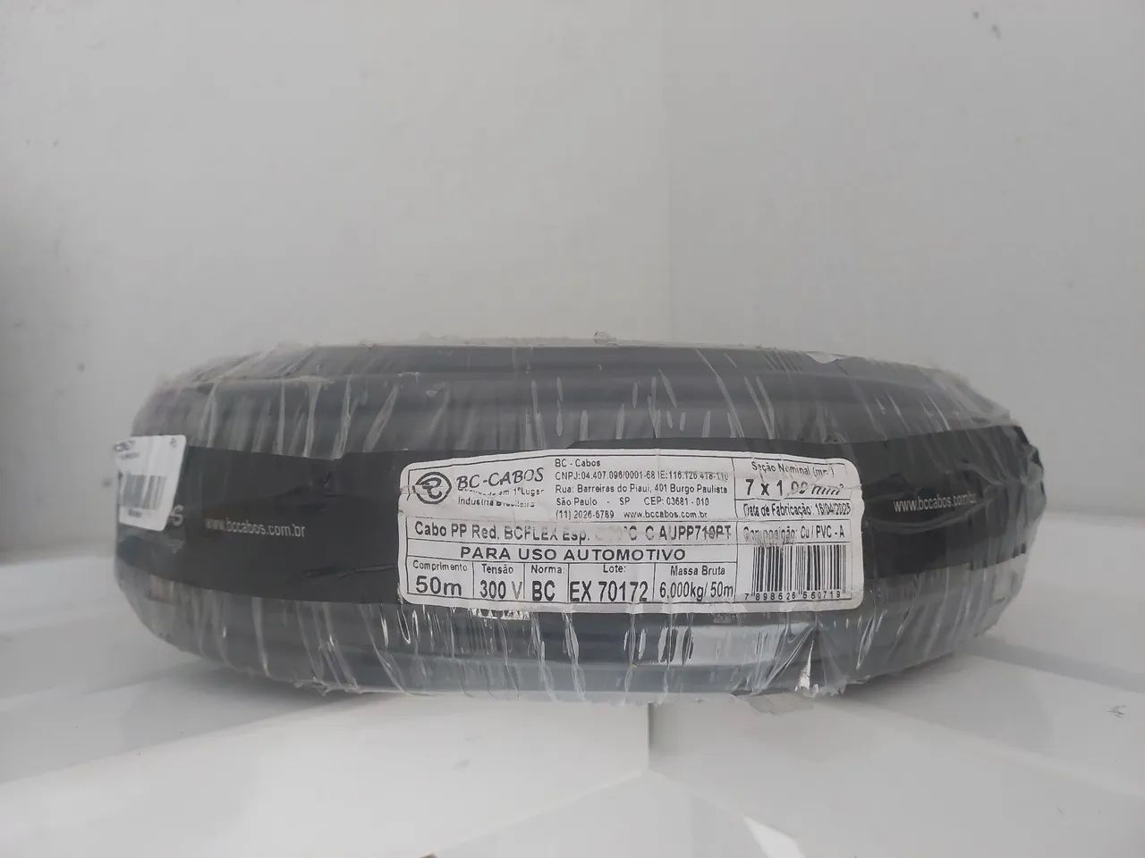 Kit cabo duas vias e 7 vias 