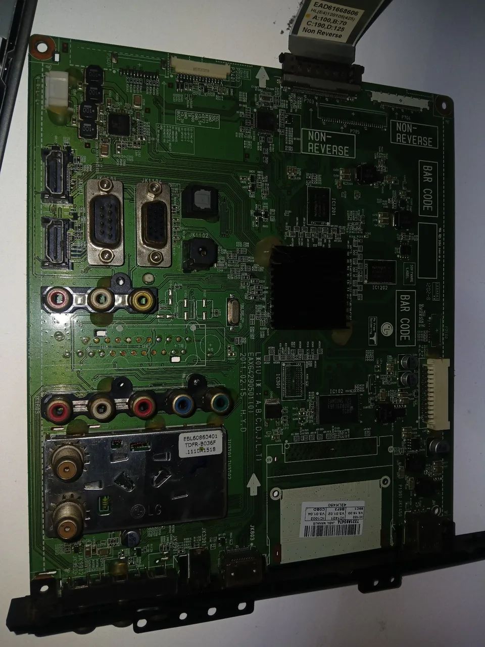 placa  principal   tv - Foto 2