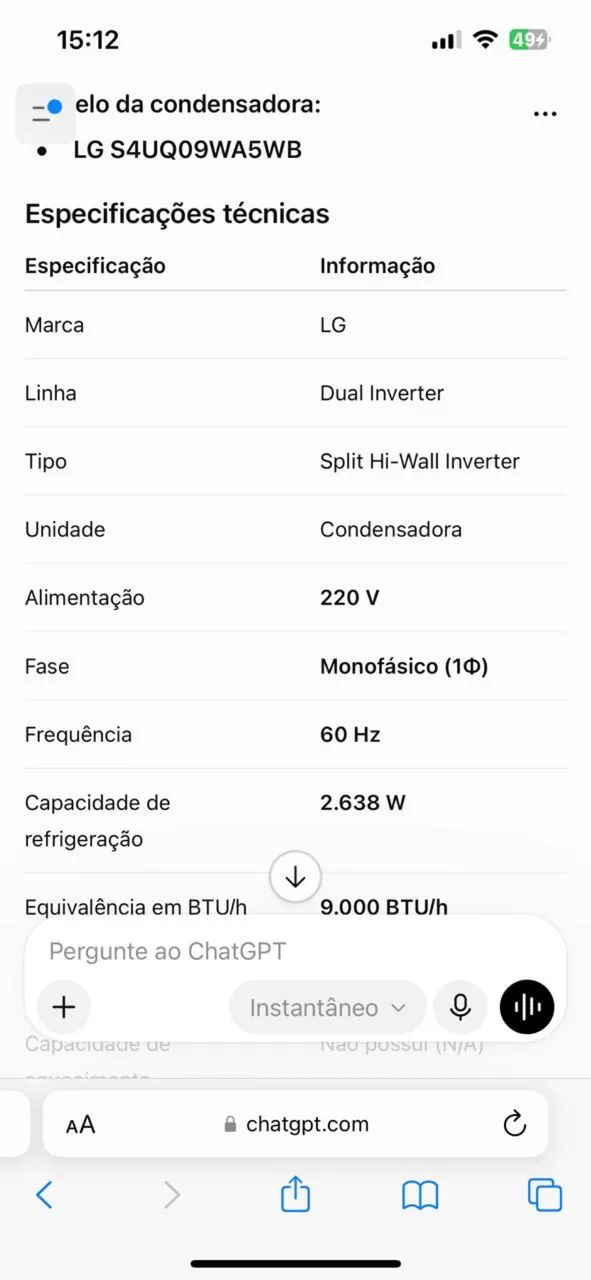 VENDO OU TROCO AR-CONDICIONADO  - Foto 2