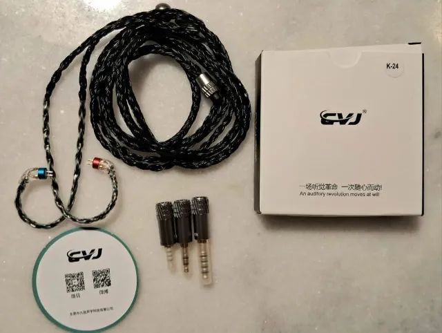 Letshuoer D13 Cabo Modular Cvj 2,5/3.5/4.4mm + Espuma vermelha. - Foto 5