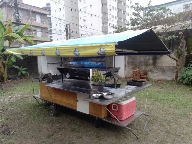 carrinho e praia com licença de rua