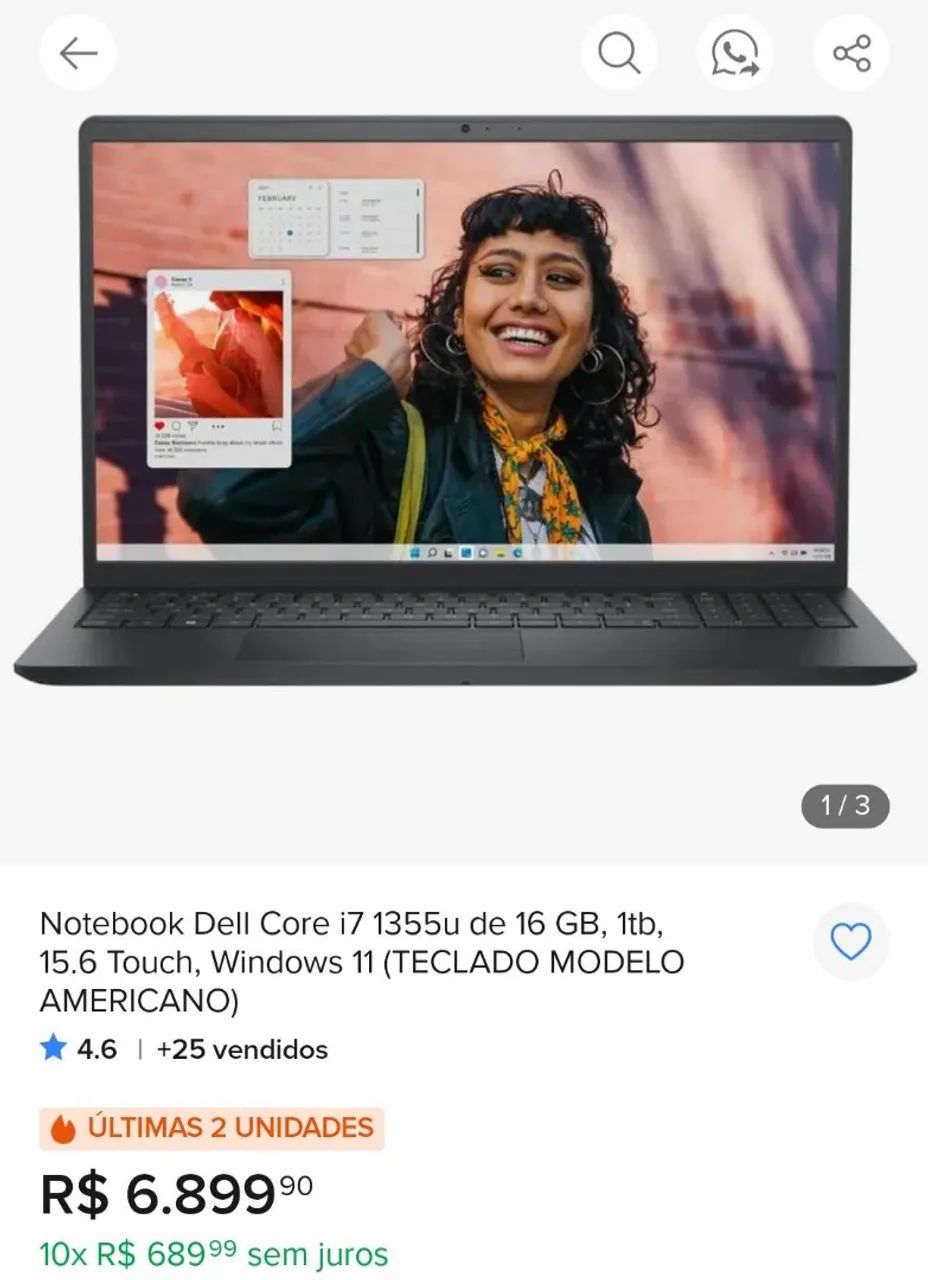 Dell Inspiron 15 I15-I1300-A60P - Foto 3
