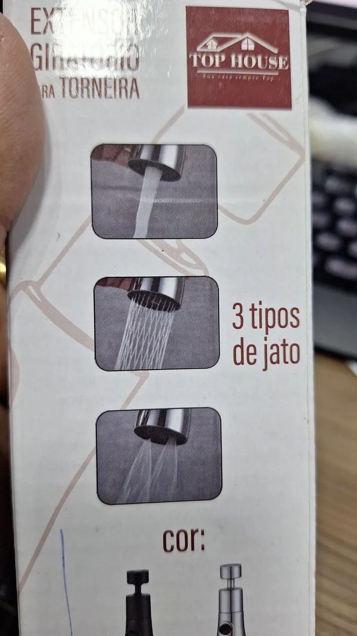 Extensor giratório para torneira - Foto 4