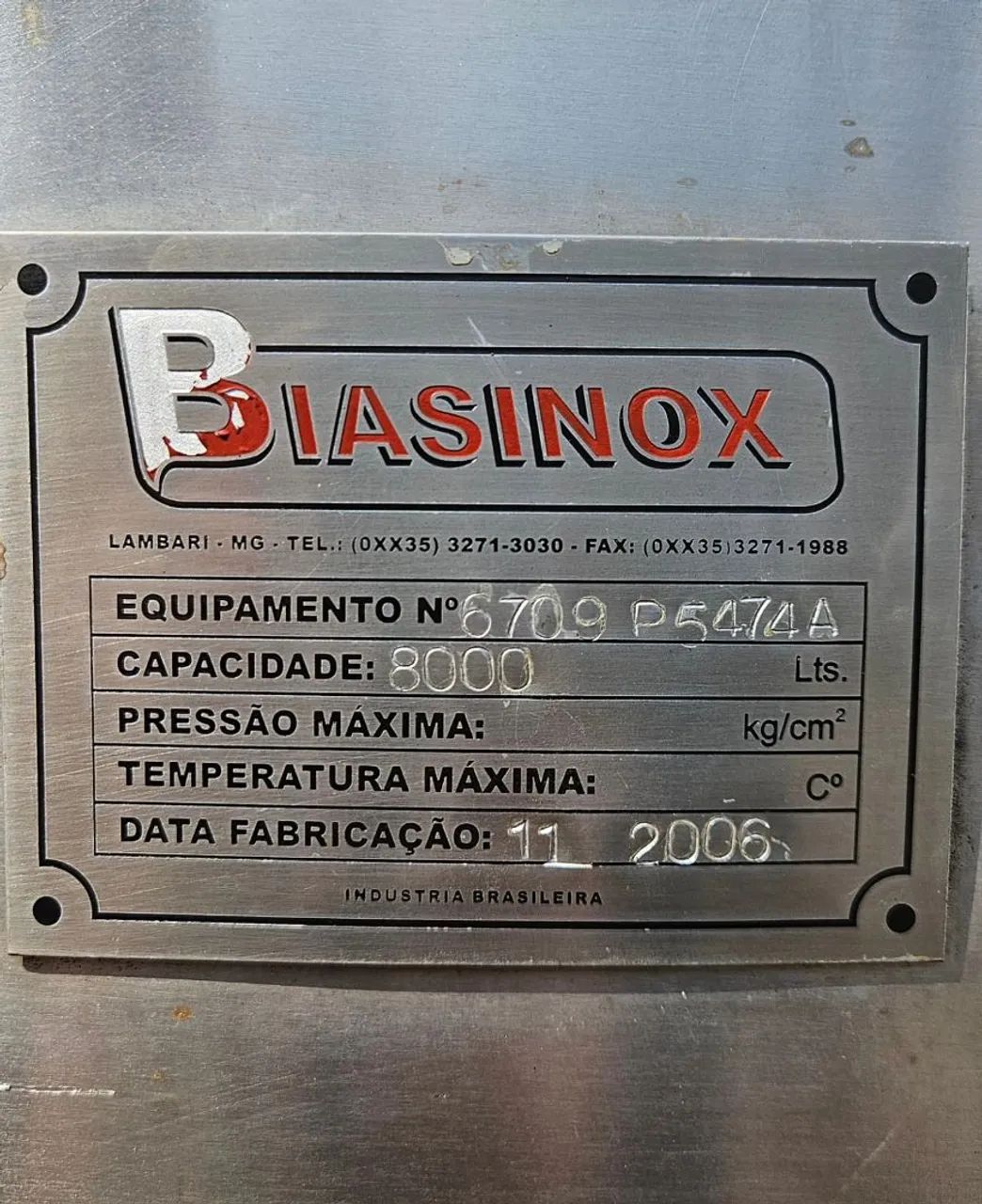 Tanque inox - 8.000 litros  - Foto 4