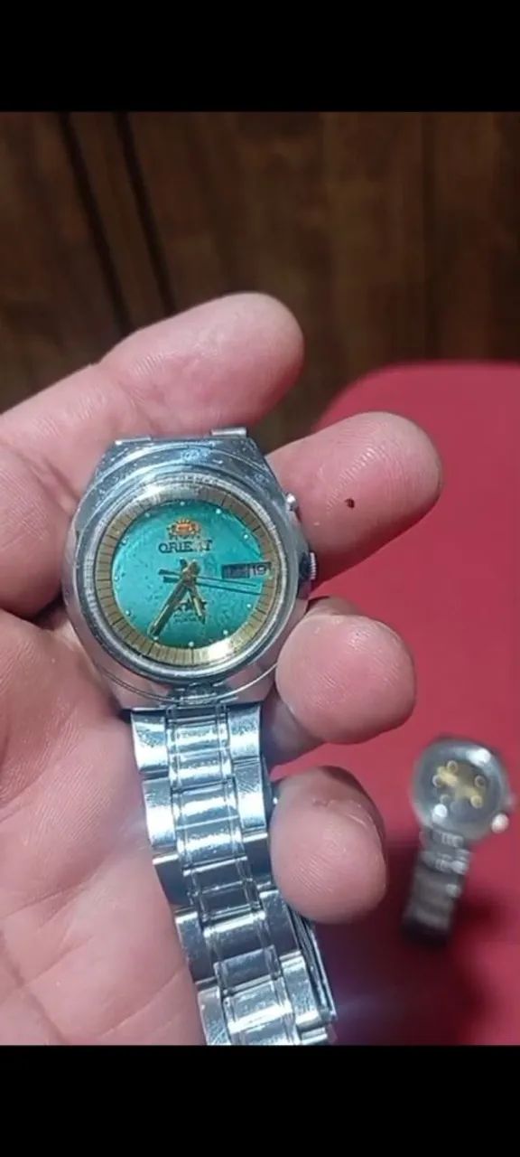 Vendo 2 Relógios Orient antigos automático funcionando perfeitamente. - Foto 2