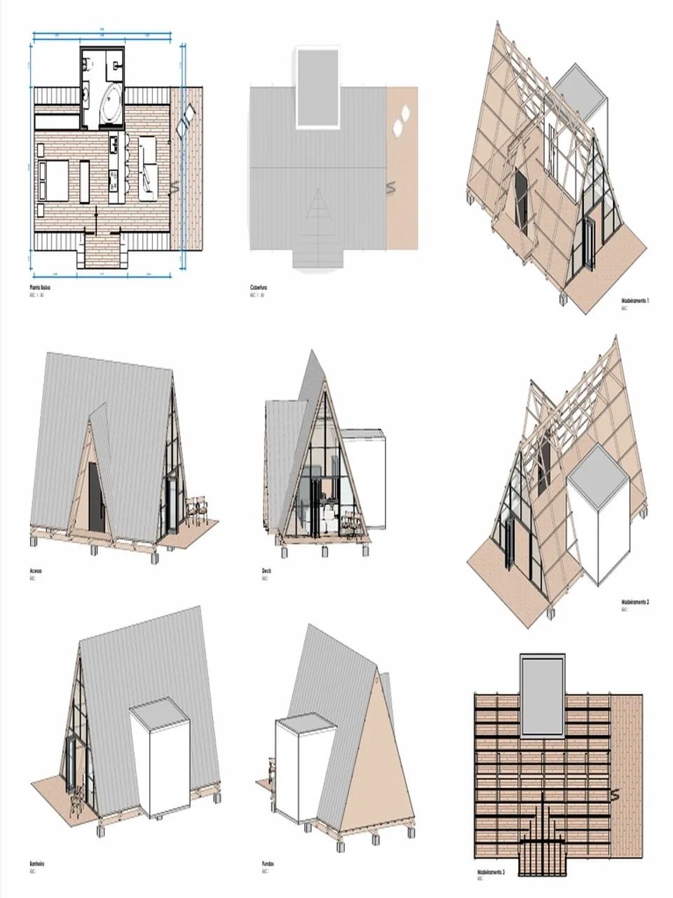 Projeto para construir chalé 