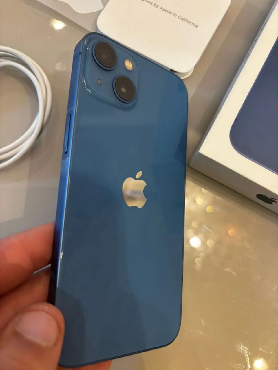 iPhone 13 256gb Impecável, Tudo original, completo caixa e cabo, Ac cartão, Entrego - Foto 5