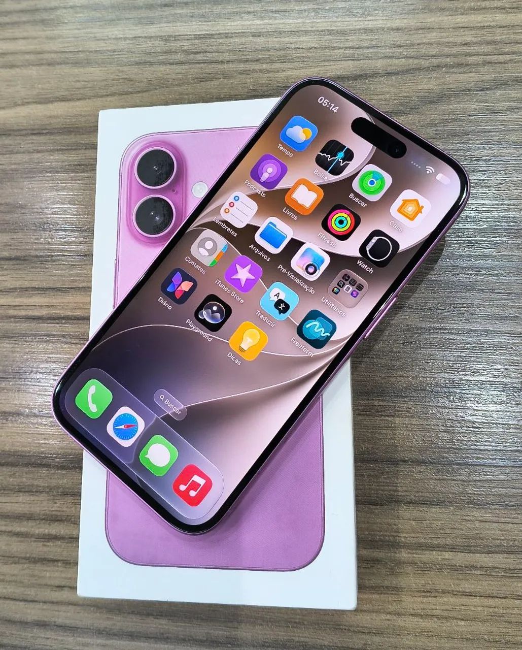 IPHONE 16 ROSA EM EXCELENTE ESTADO DE CONSERVAÇÃO  - Foto 5