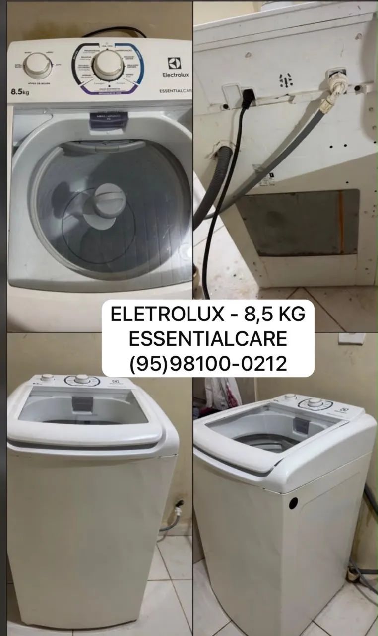 Máquina de lavar 8,5kg Electrolux 