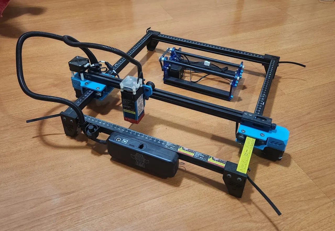 Máquina laser TTS55 PRO com suporte para copos