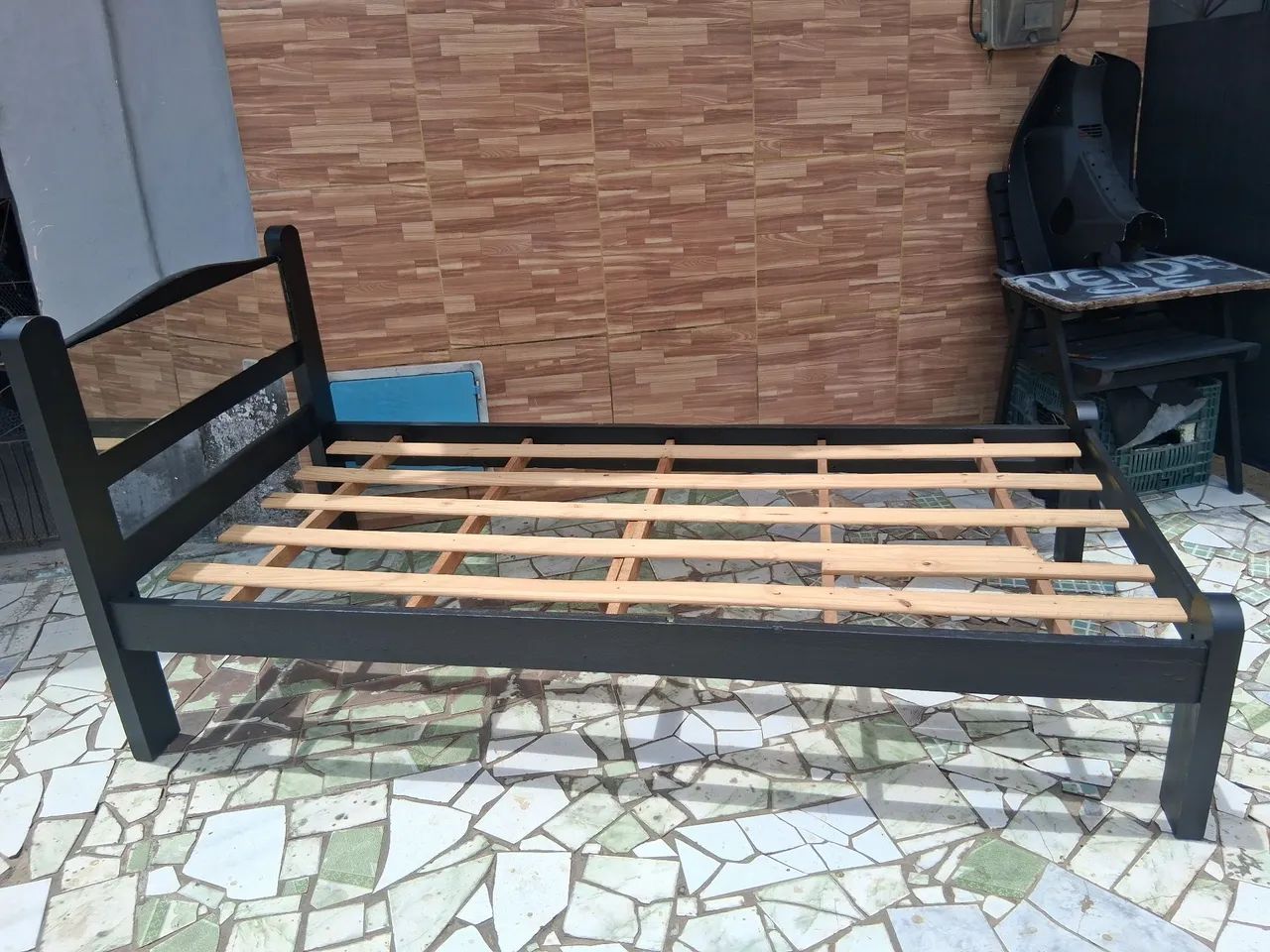 Cama de madeira solteiro  - Foto 3