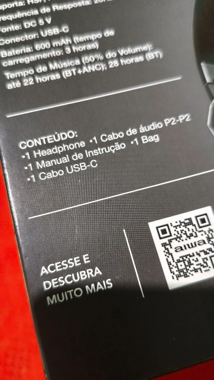 Fone Aiwa novo sem uso - Foto 5