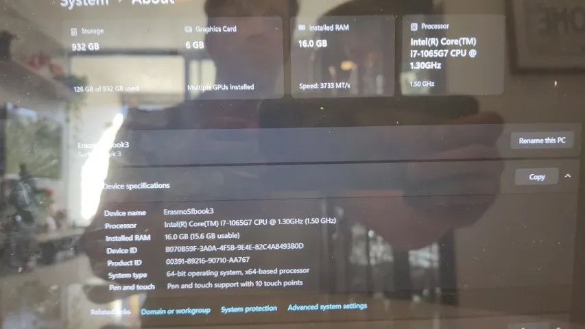 Notebook Microsoft Surface Book 3, GTX 1660 Ti, 16GB RAM, 1TB NVME, i7,  tela 15 polegadas - Foto 4
