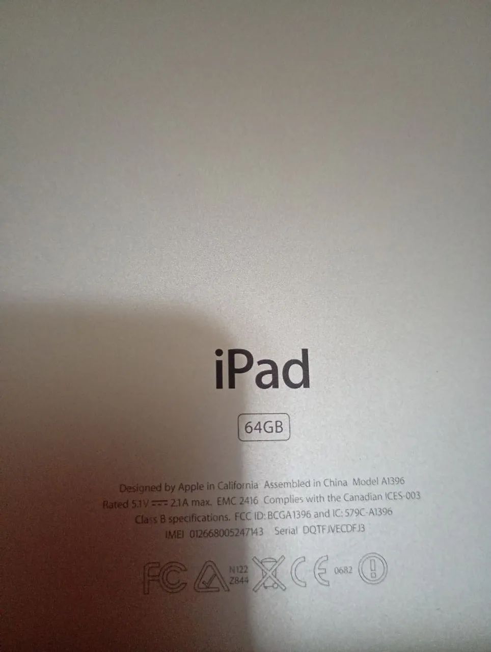 IPAD APPLE MODELO A1396 - Foto 5