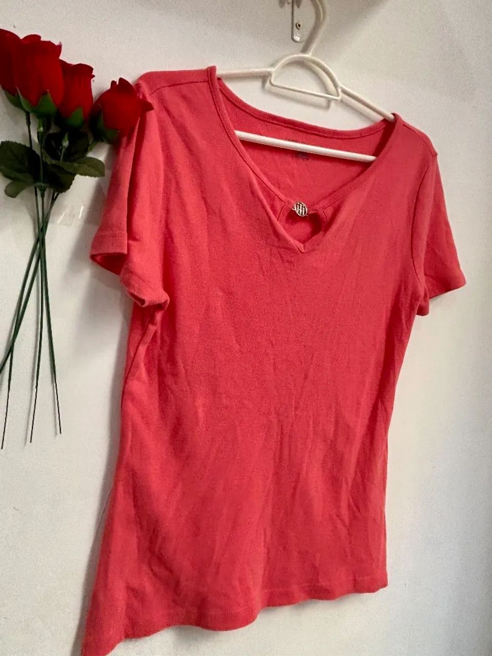 camiseta tommy hilfiger coral m - Foto 3