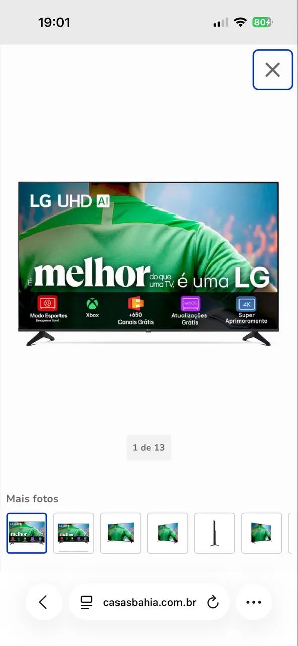 Smart TV 4K LG 43 - Foto 3