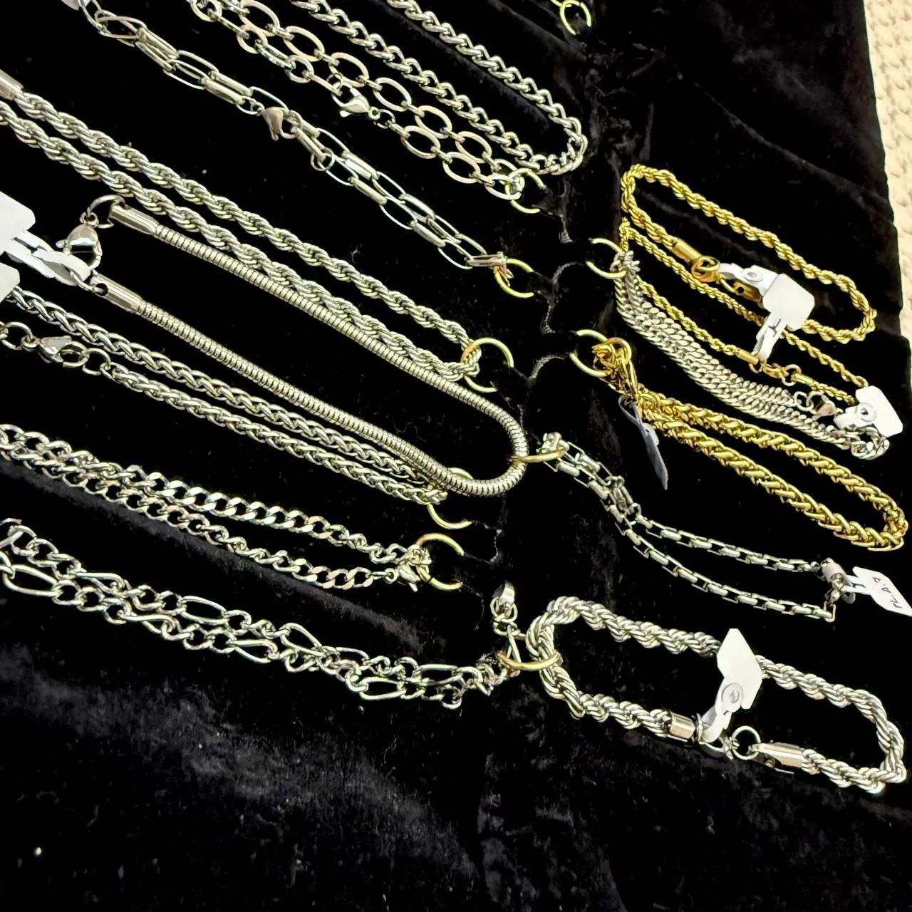 Lote de pulseiras de aco inoxidável 14 .  - Foto 2