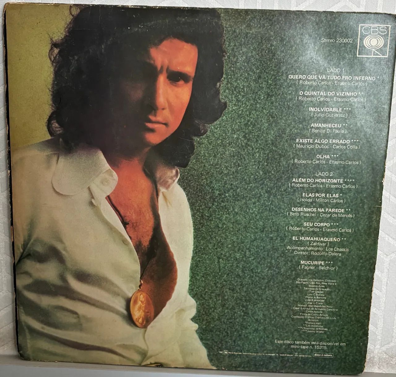 Disco de vinil Roberto Carlos 1975 - Foto 2