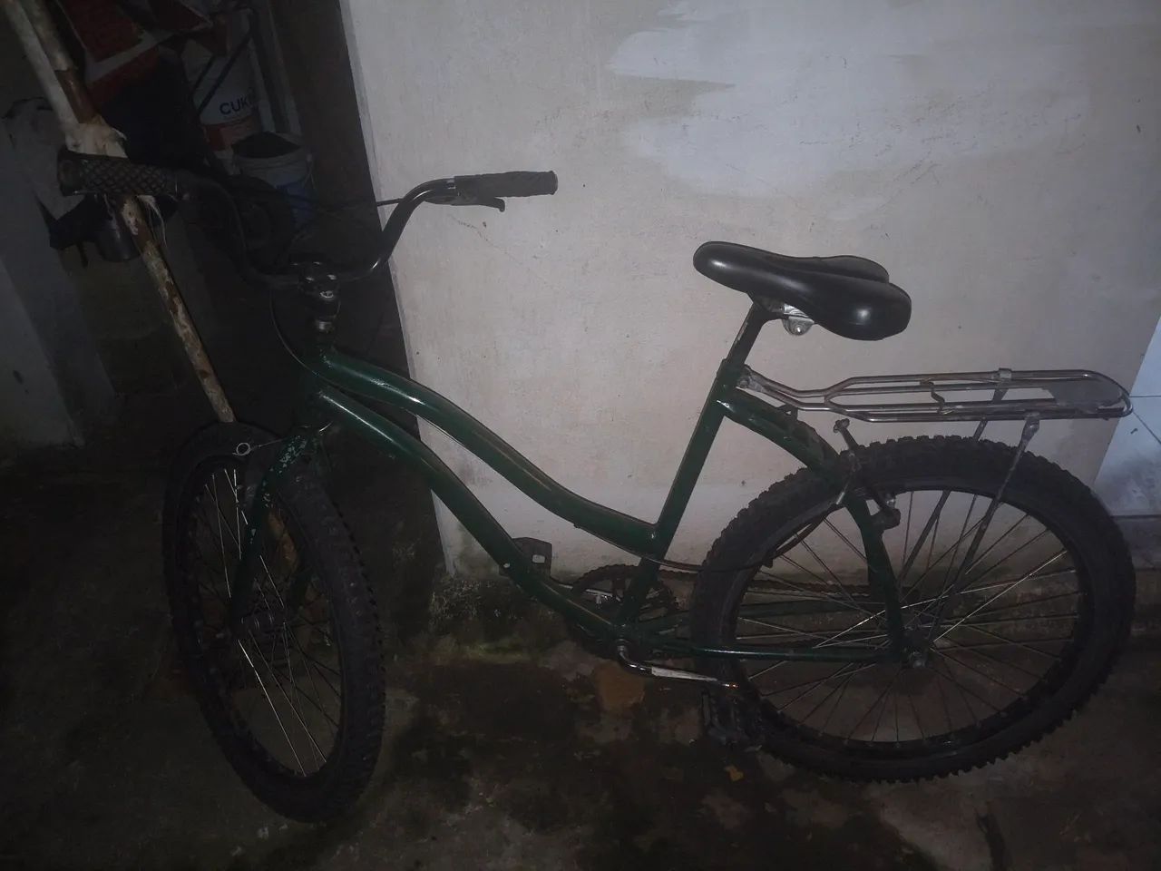 Bicicleta verde Monark