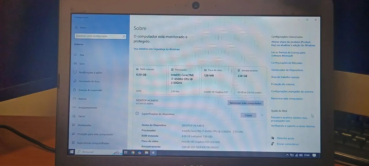 Notebook Vaio I7 - Foto 4