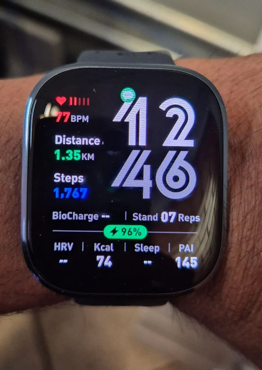 Amazfit Bip 6 - Apenas 2 meses de uso | GPS | Chamadas Bluetooth | Impecável