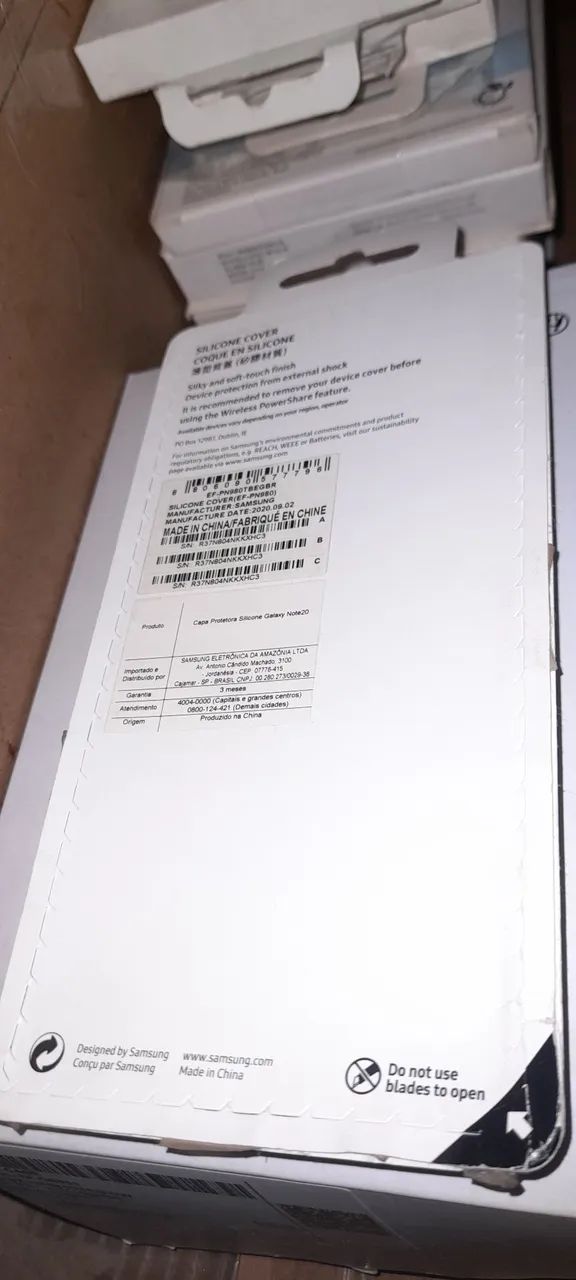 Capa silicone cover galaxy note 20 original - Foto 2
