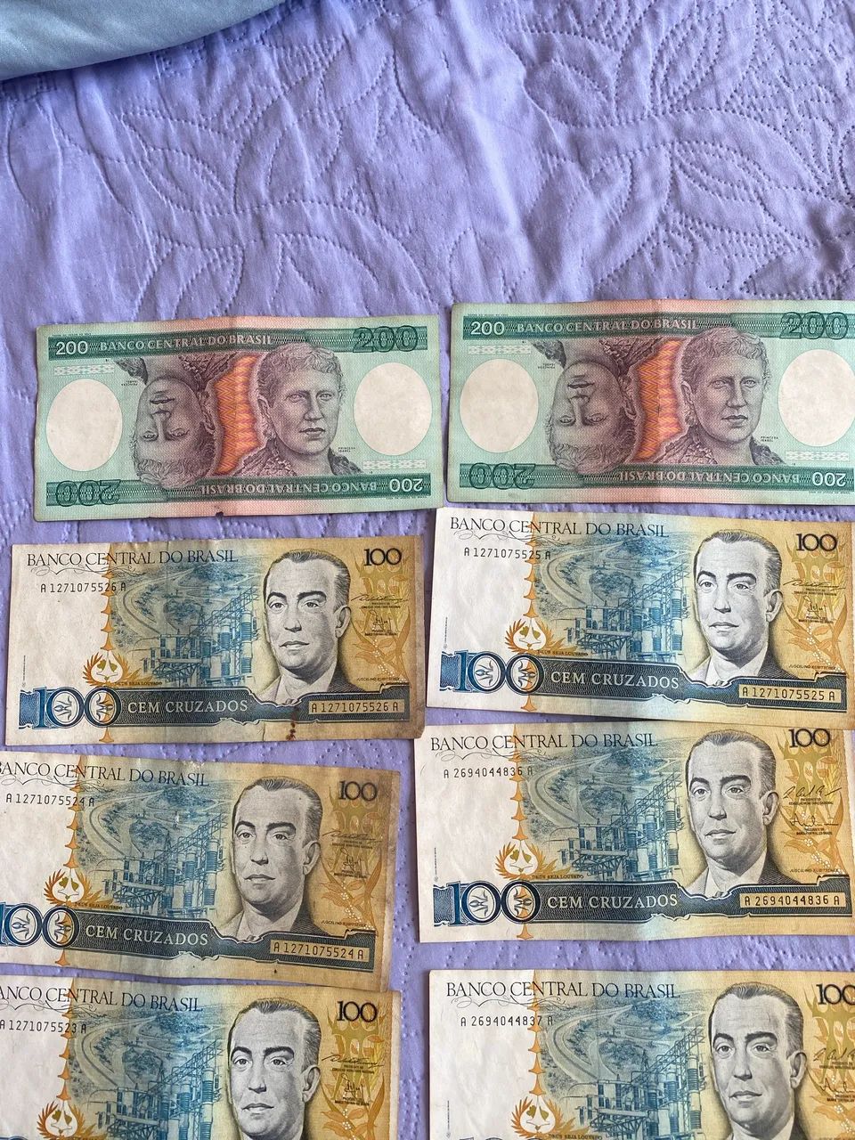 Notas antigas Cruzeiro e cruzado  - Foto 4