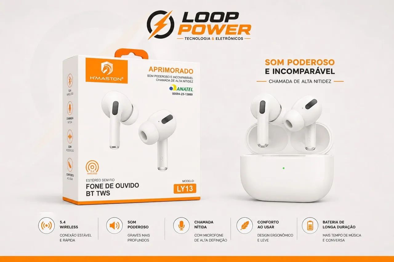 Fone De Ouvido Bluetooth HMaston LY13