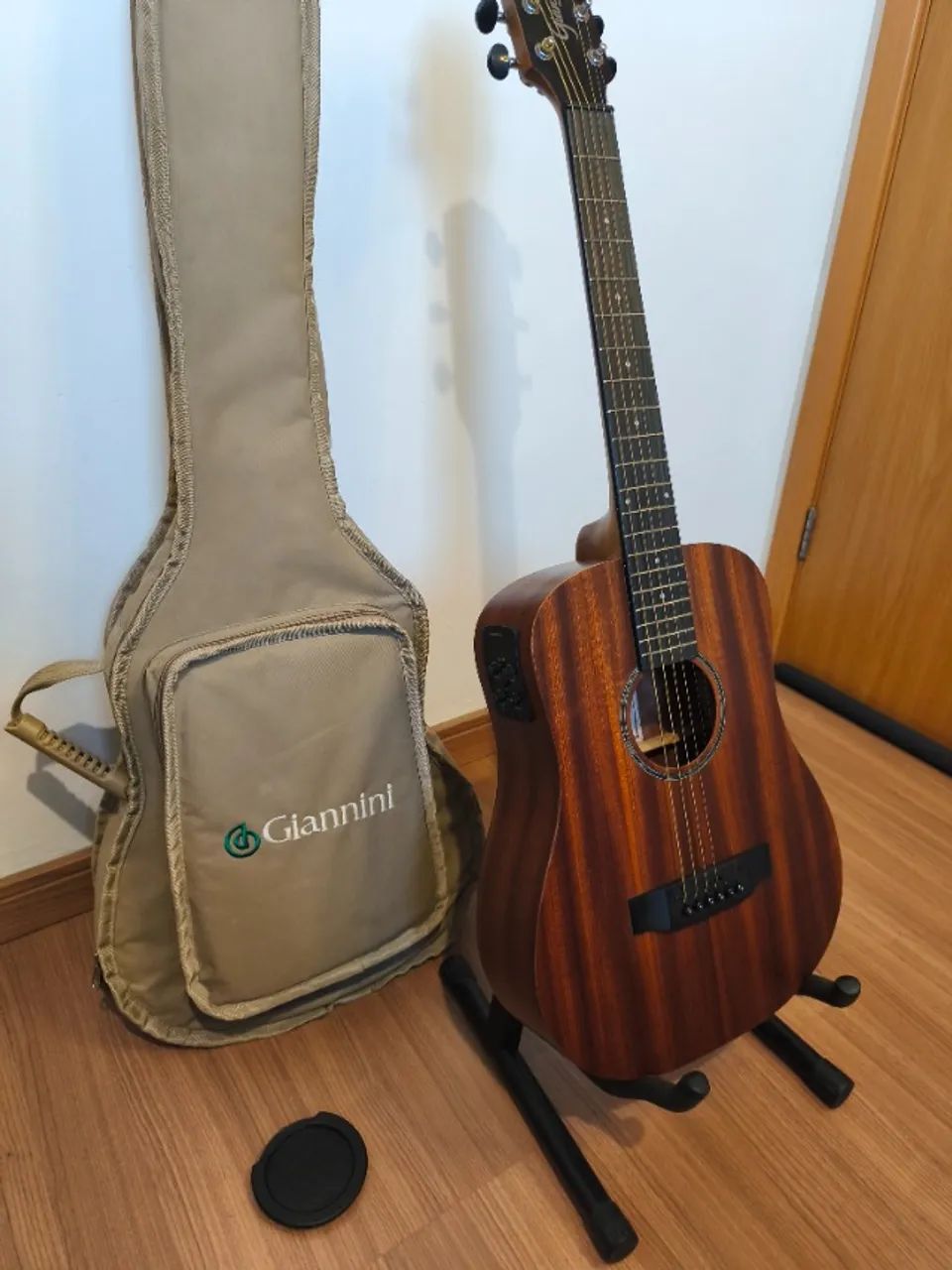 Violão Eletroacústico Giannini GTG-36S EQ WS Baby + Capa e Abafador