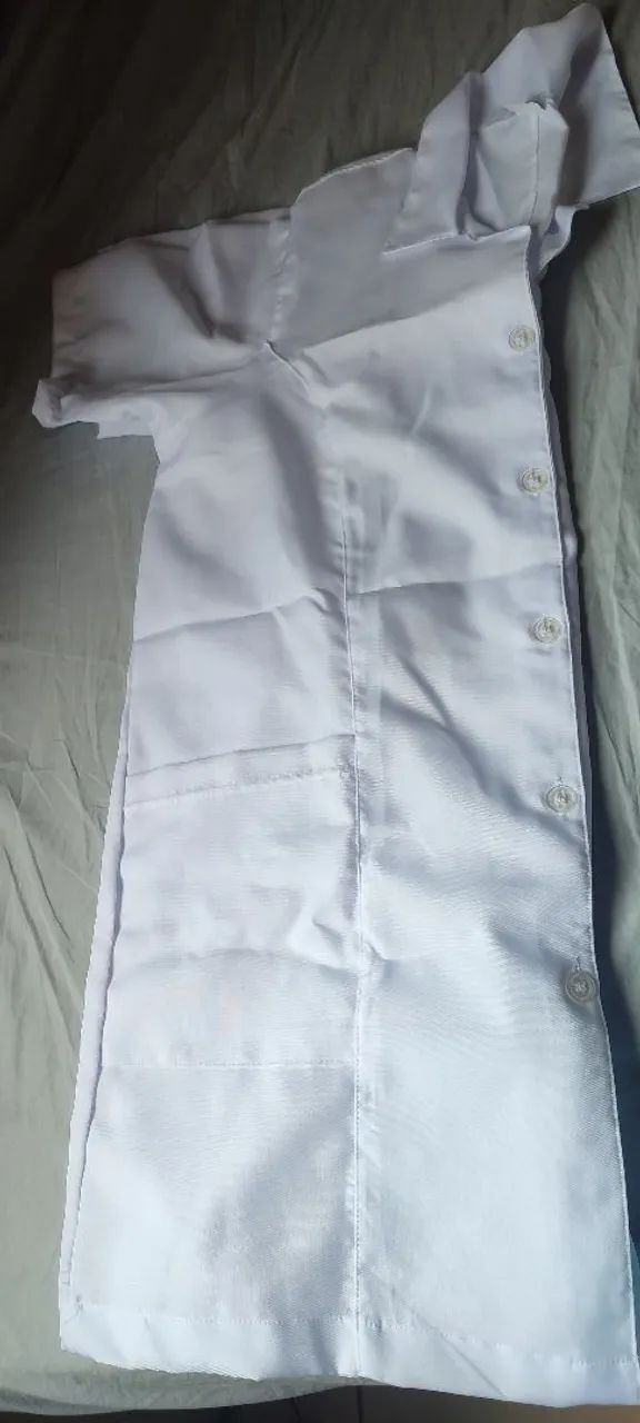Jaleco feminino branco  - Foto 2