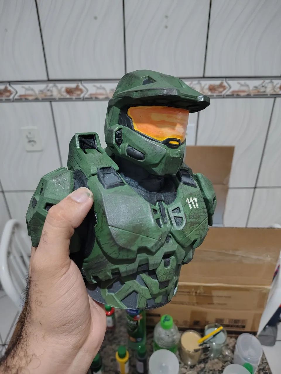 Busto Master Chief - Halo - Action figure - Foto 2