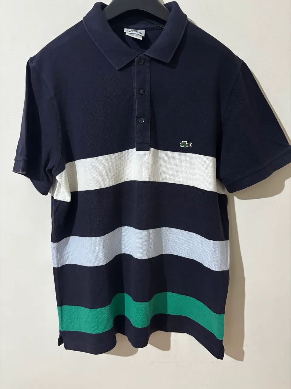 Camisa Polo Listrada Lacoste Original 
