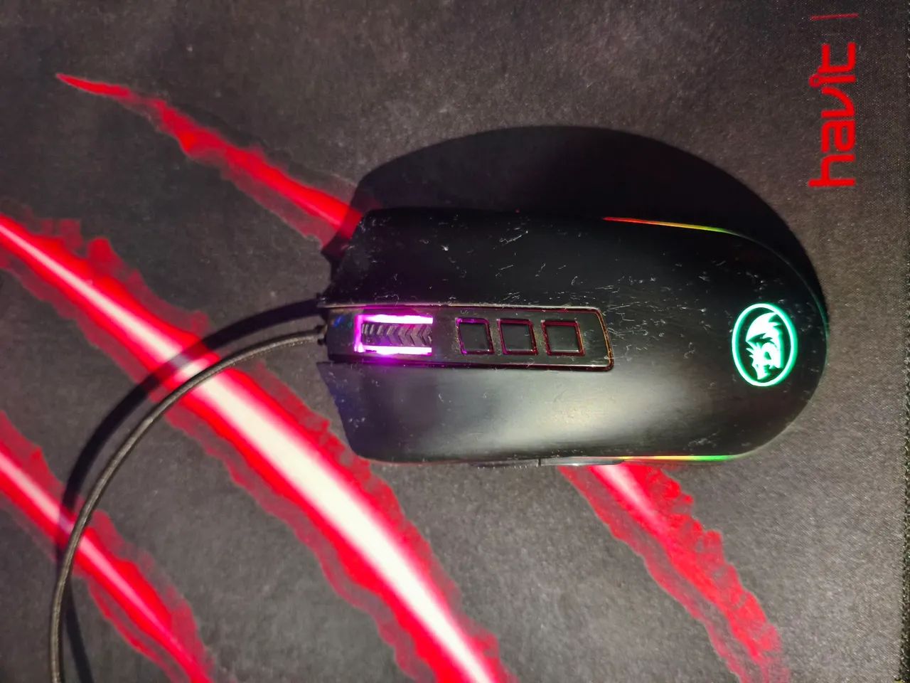KIT TECLADO GAMER E MOUSE GAMER COM RGB  - Foto 4