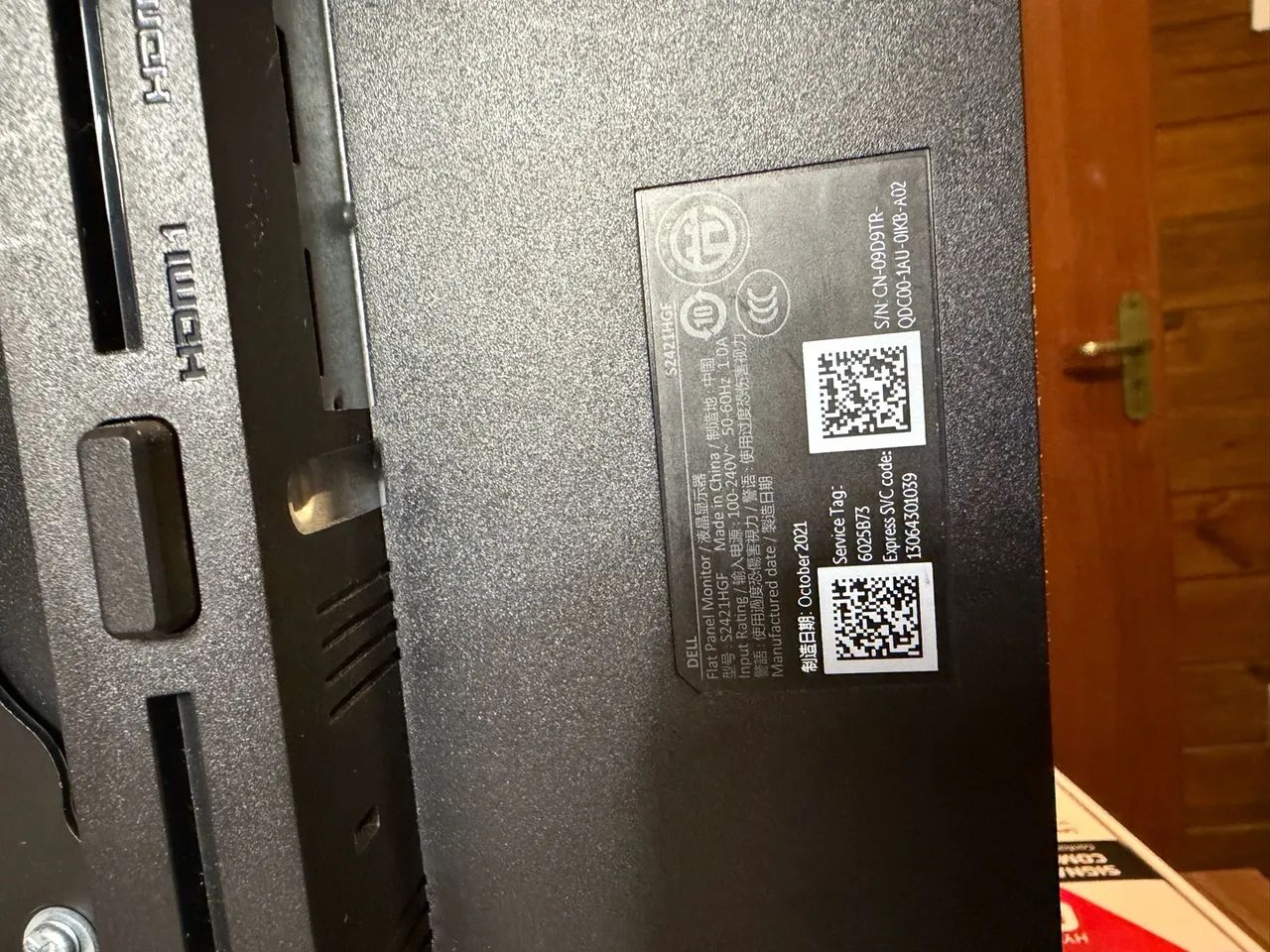 Monitor Dell 24 Polegadas144Hz Full HD 1ms - Foto 4