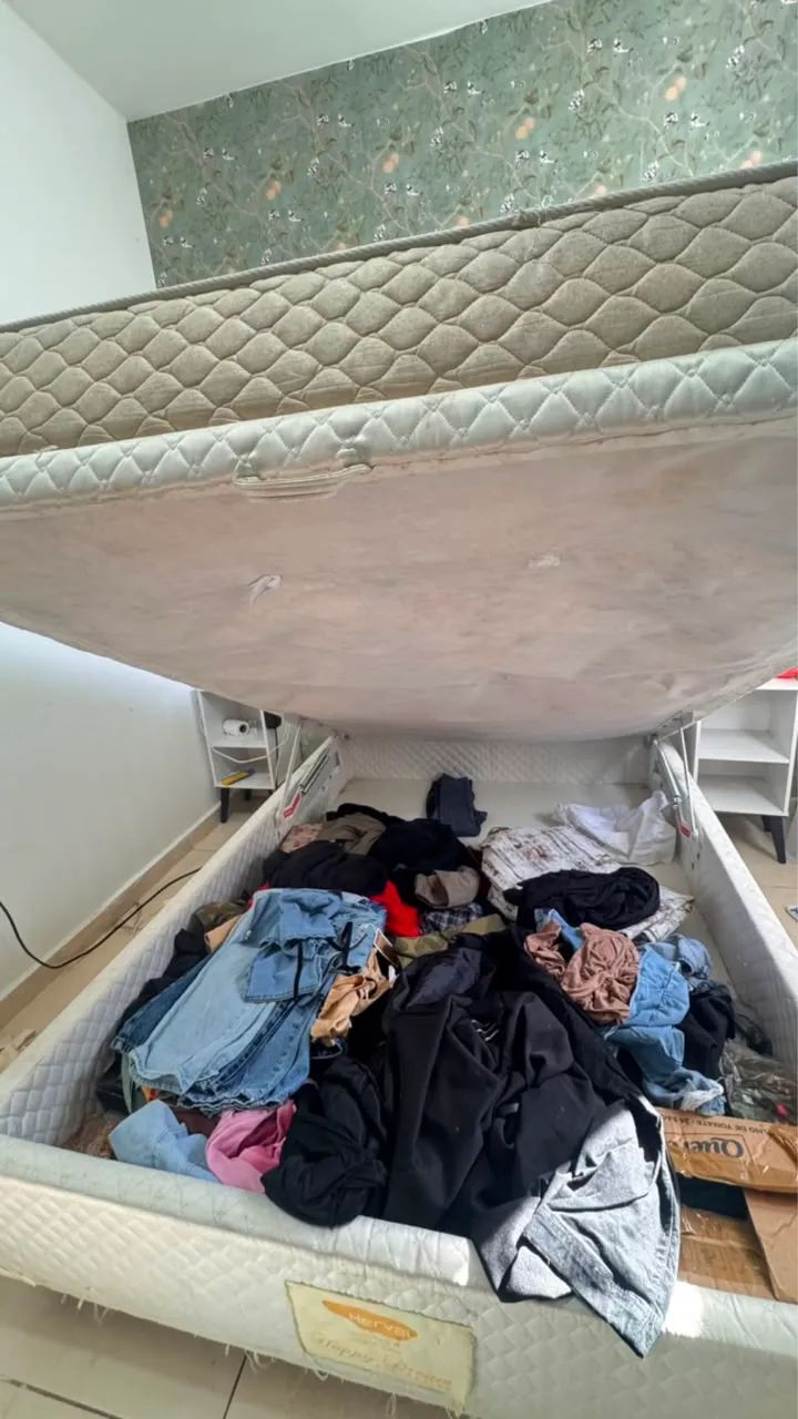 Cama com baú e colchão  - Foto 4