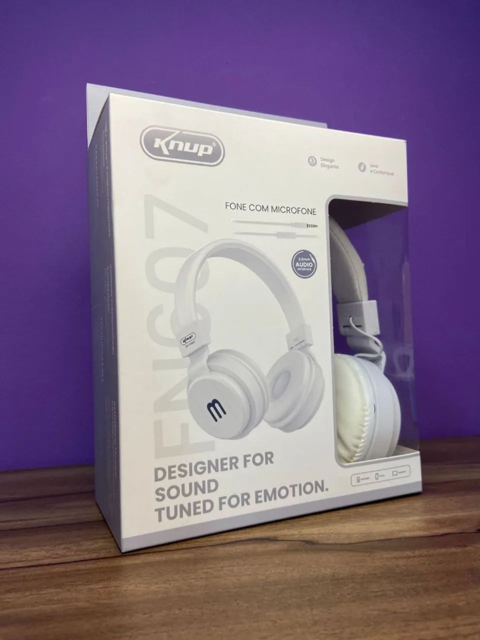 Fone Headphone Bluetooth KP-FN607 Knup - Foto 4