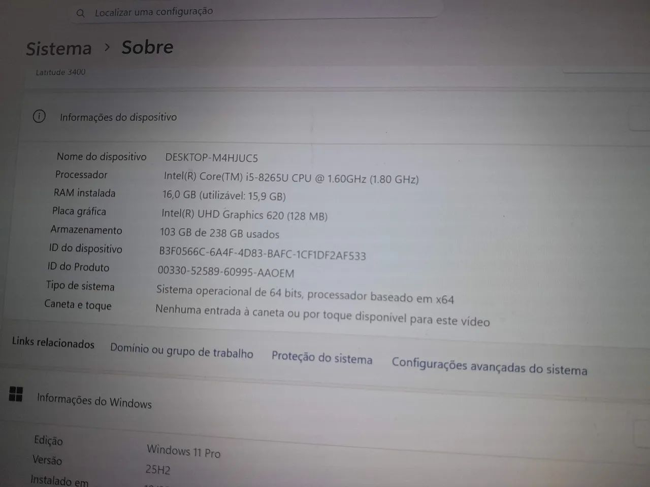 Notebook Dell Latitude 3400 - Foto 3