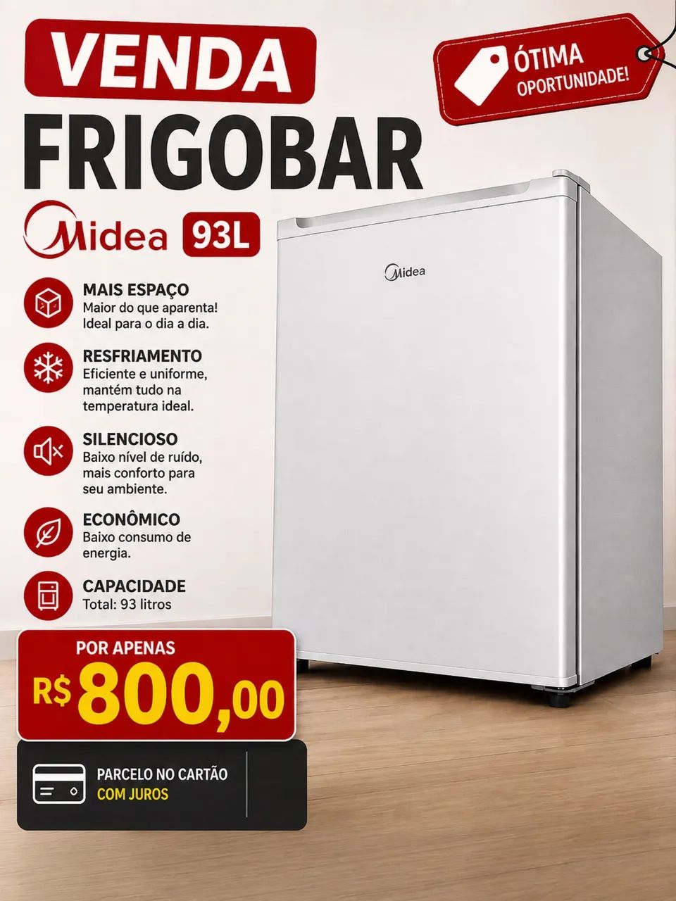 Frigobar midea 93 L  - Foto 4