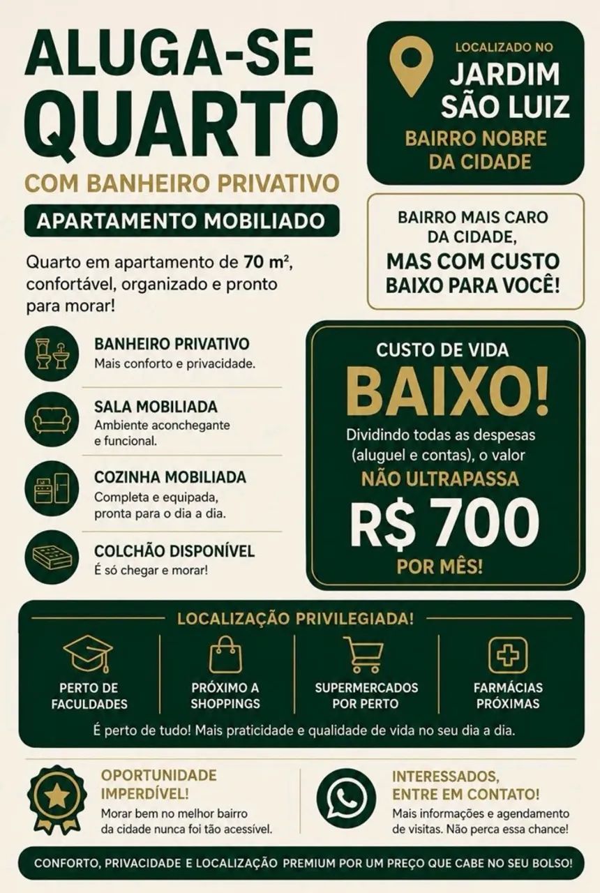 Quarto para alugar - Foto 2