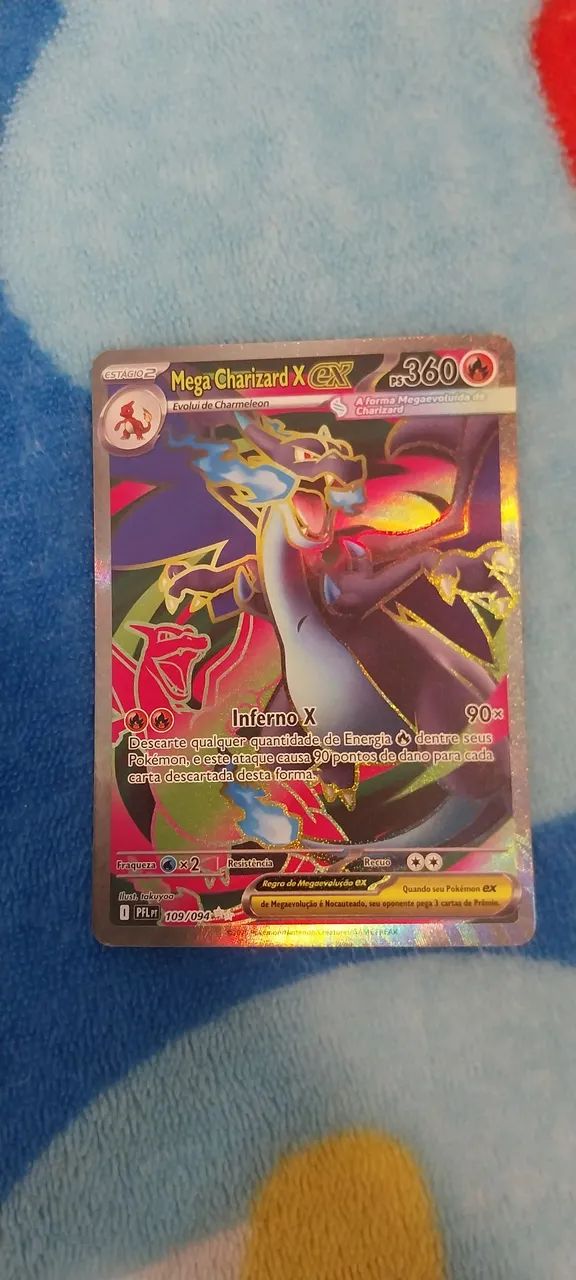 Mega Charizard X Ex Fogo Fantasmagórico 