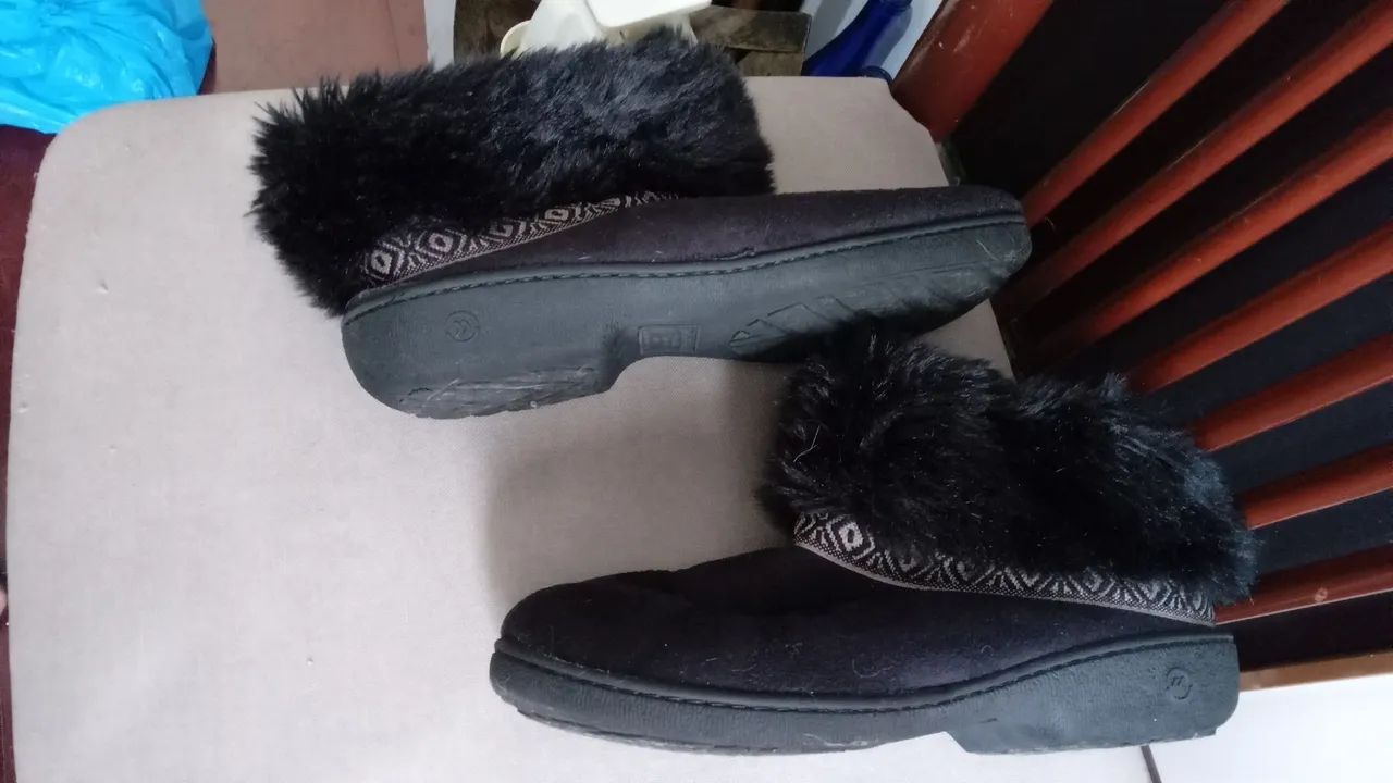 Bota  Acolchoada quentinha  tamanho 40 - Foto 3