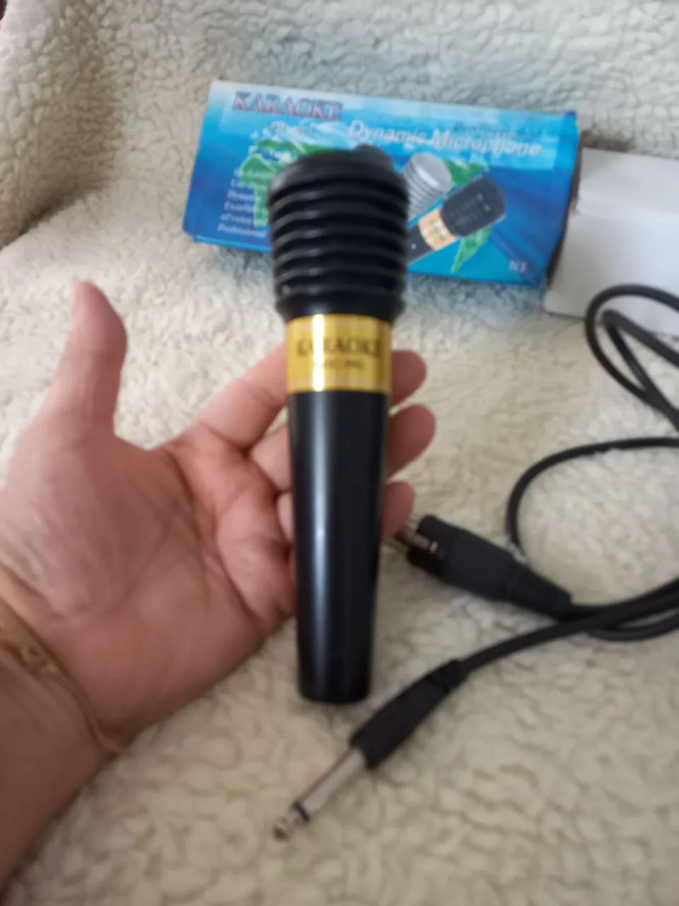 Microfone Dynamic Profissional Mic 993 (Karaoke) - Foto 3