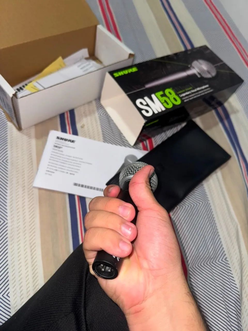 Microfone Shure Sm Sm58-lc Dinâmico Cardioide - Foto 2