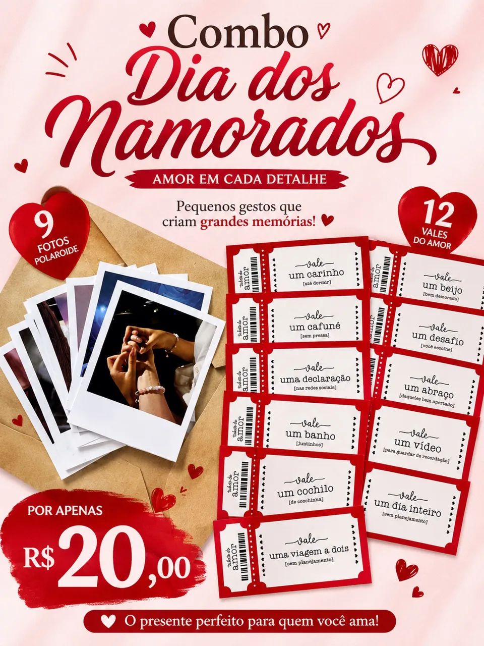 Combo dia dos namorados
