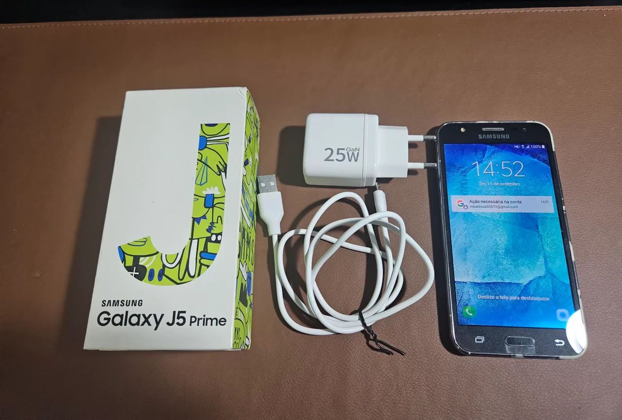 Galaxy J5 prime c/ carregador 25w - Foto 2