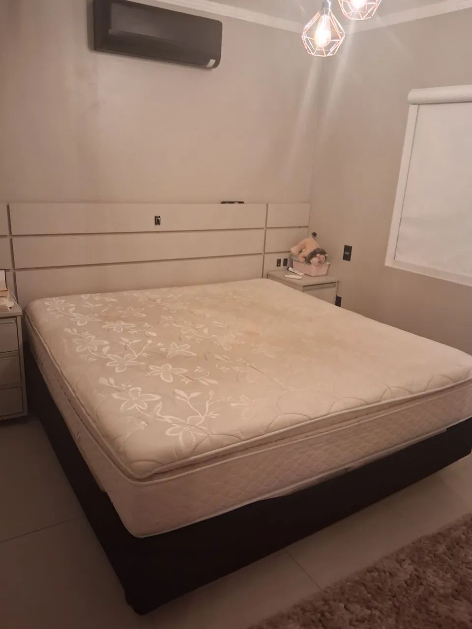 Conjunto Cama Box  King  193x203x70cm - Foto 3