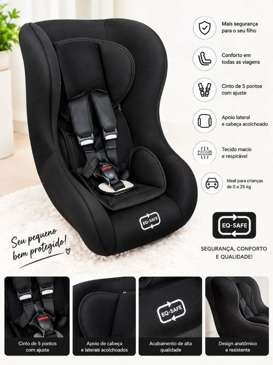 Cadeirinha infantil para carro
