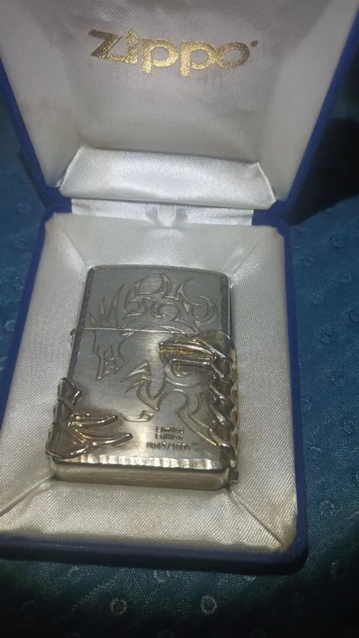Isqueiro Zippo com edição limitada 00 45/1000 - Foto 3
