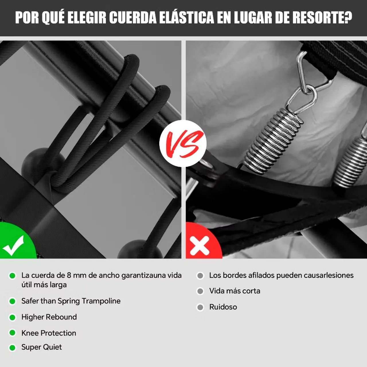 Jump Profissional Academia 250kg Cama Elastica Trampoli Mini Trampolim Para Uso DoméStico. - Foto 3